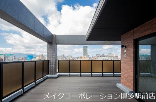 ラフィーネ鳥飼 ベランダ