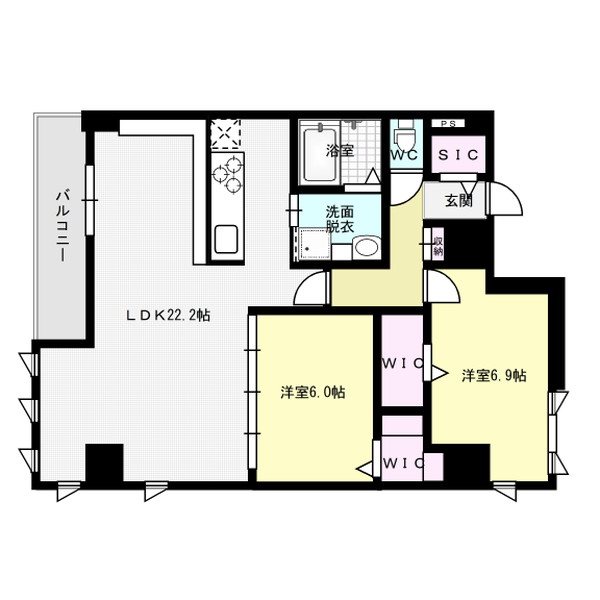 FMTレジデンス博多 間取り