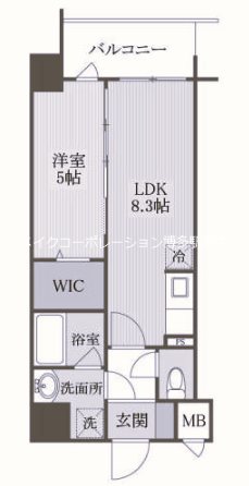 モダンパラッツォ博多sur  間取り図