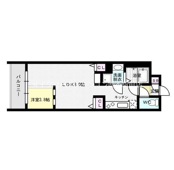 Branche博多住吉 間取り