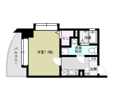 ダイナコートエスタディオミューズ 間取り