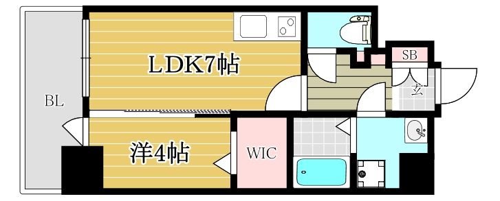 ラファセ美野島 間取り