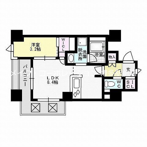 エトゥール博多駅北 間取り