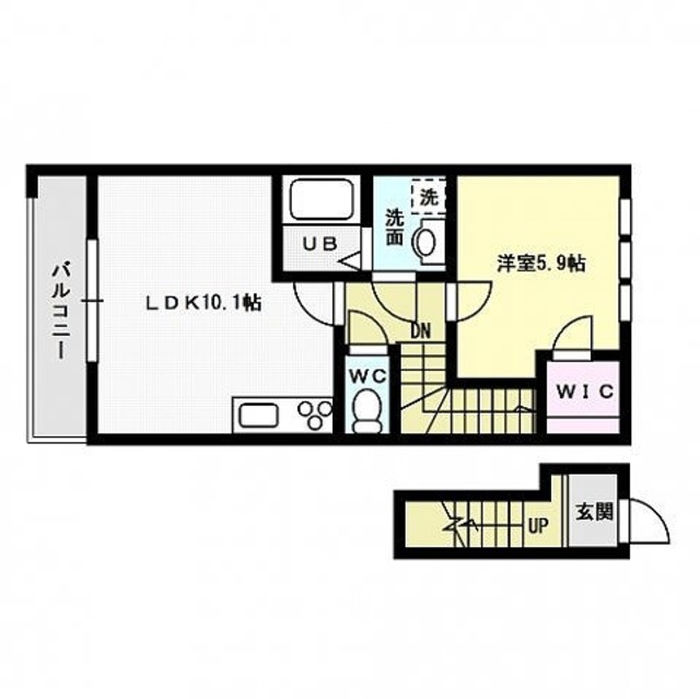 ブルーディーヴァＢ棟 間取り