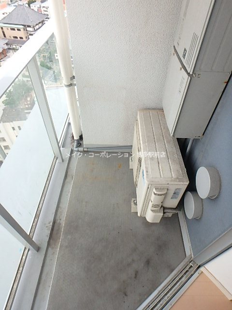 ラクレイス西新レジデンシャルタワー ベランダ