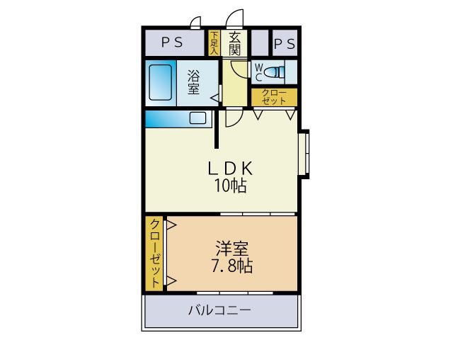 グレイス西新  間取り