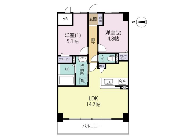 エルグランド博多の杜 間取り