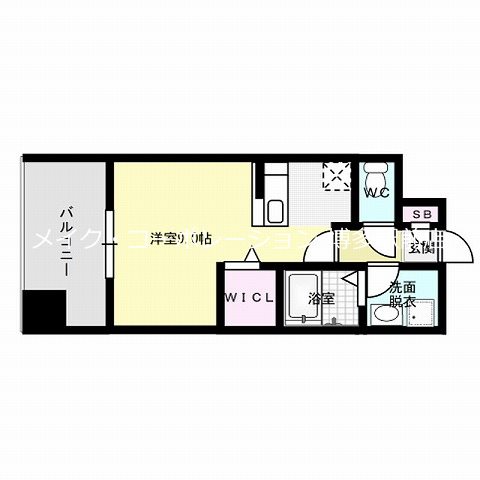 トラストレジデンス博多駅南 間取り