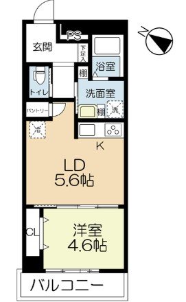 ラクレイス西新レジデンシャルタワー 間取り
