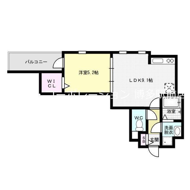 アルヴィータ博多 間取り