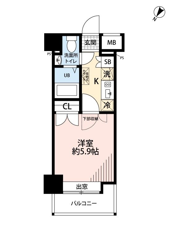 ダイナコートエスタディオ大濠公園 間取り