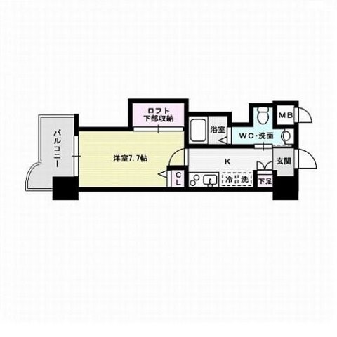 アクタス六本松タワー 間取り