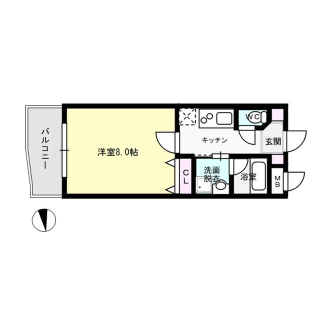 シャトー・ベラ 間取り図