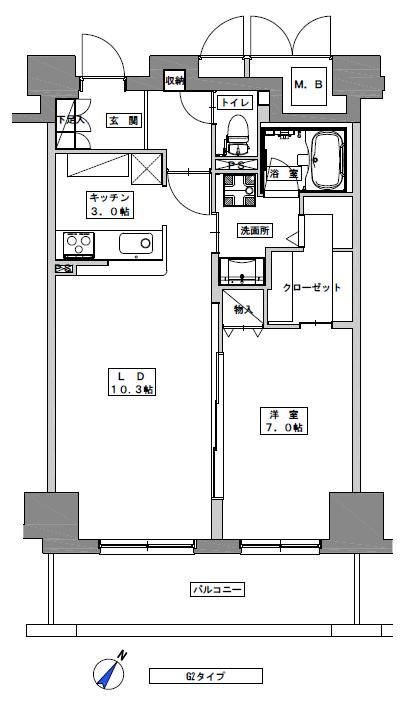 天神プレイス　イースト 間取り