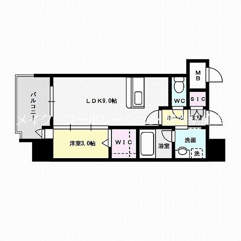 エンクレスト博多LIBERTY 間取り