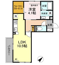 Kスタイル清水 間取り図