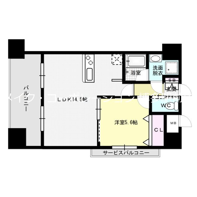 エンクレスト博多EAST PARK 間取り