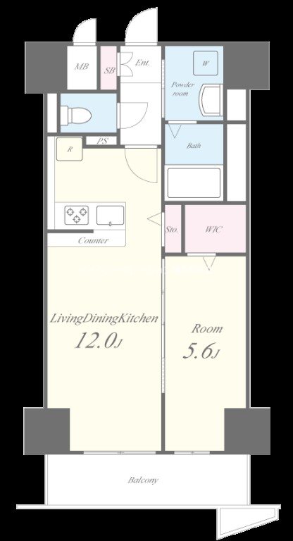 ※別部屋写真参考 ル・シエール清水 間取り図