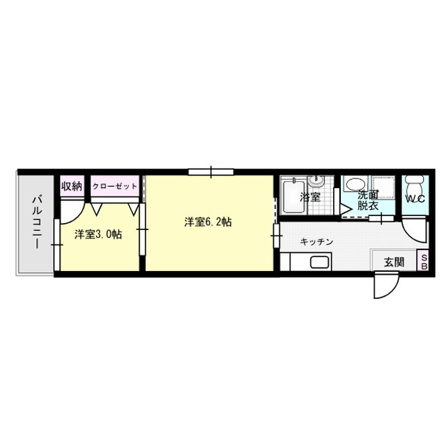 ｃｏｒｉｎｄｏ．六本松 間取り