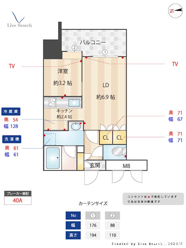 ＲＪＲプレシア博多 間取り