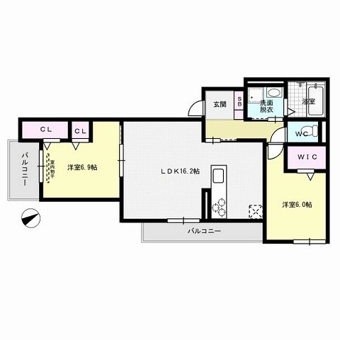 D-Riverside南庄 間取り