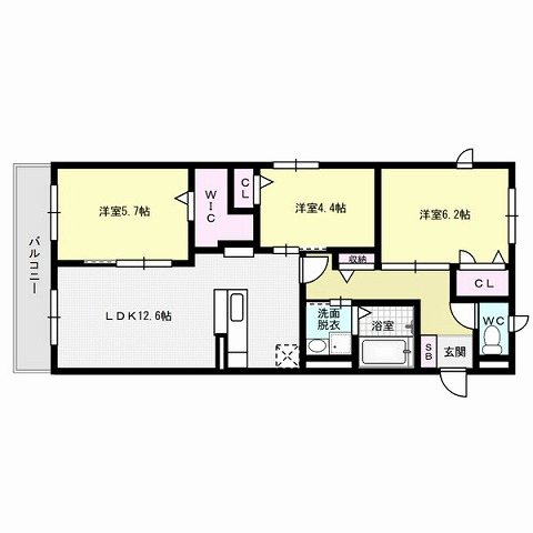 ソレイユヒナタ 間取り