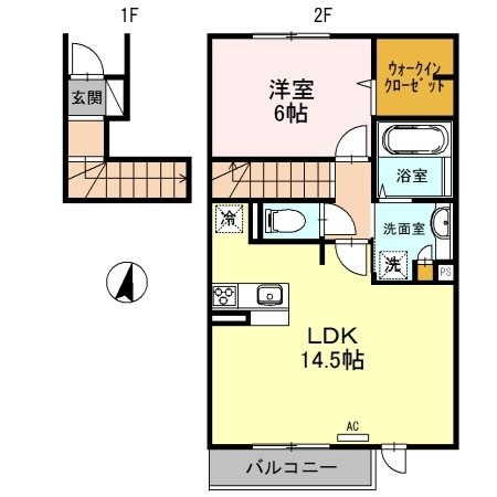 D-room学研都市A 間取り