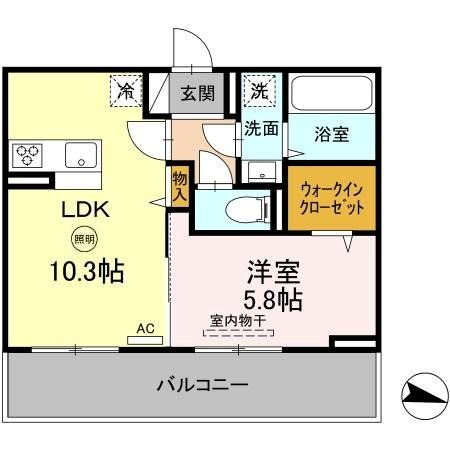 D-ROOM石丸 間取り