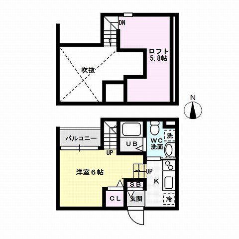 プランドール賀茂～ネット無料～ 間取り