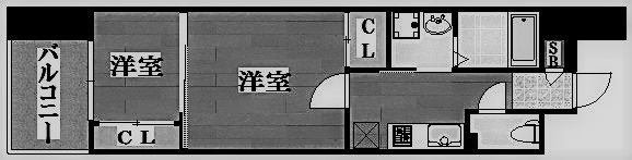 グランパーク県庁前  間取り