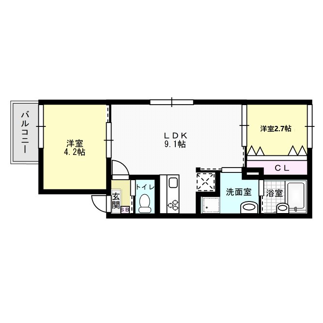 エルモス藤崎 間取り