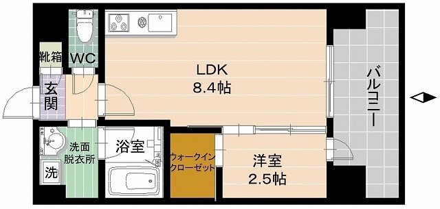 クロロ　ザ　グランド　リバー  間取り