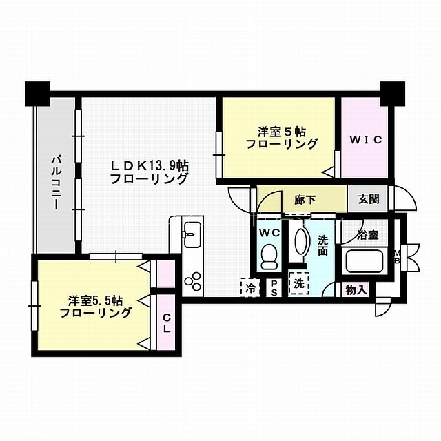 アクロス天神センタープラザ 間取り