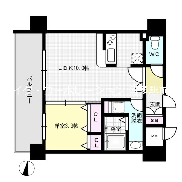 ネストピア博多ガーデン  間取り