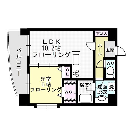 セラヴィ 401号室 間取り