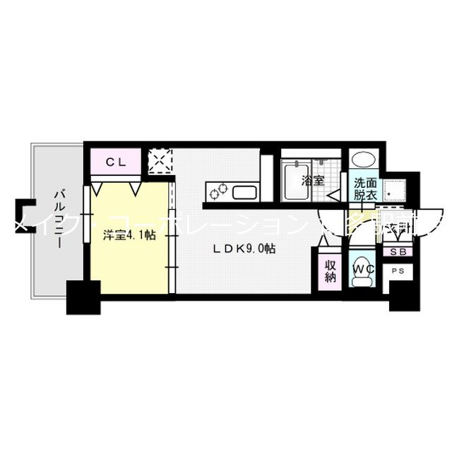 エルグランド吉塚  間取り