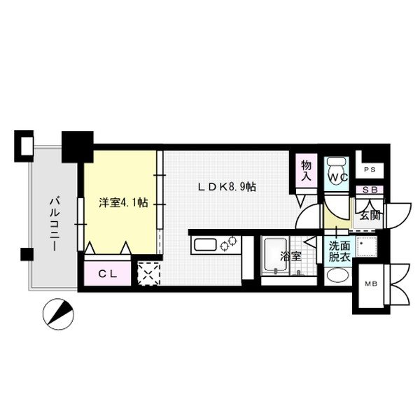 エルグランド吉塚  間取り