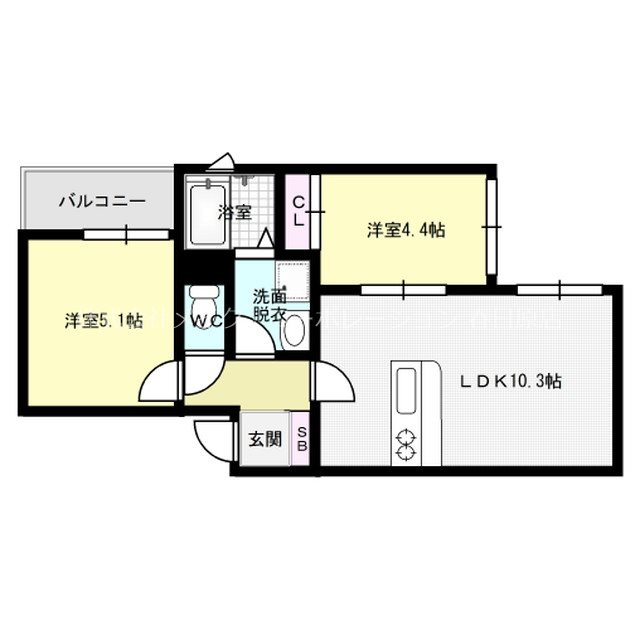 グランメゾン博多 間取り