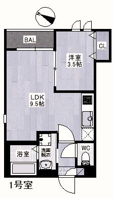 REGALEST博多駅南 間取り