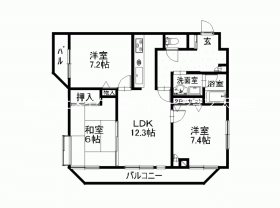 エレガンス秋山 間取り