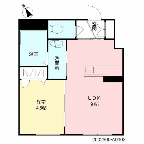 703HouseWest大濠 間取り
