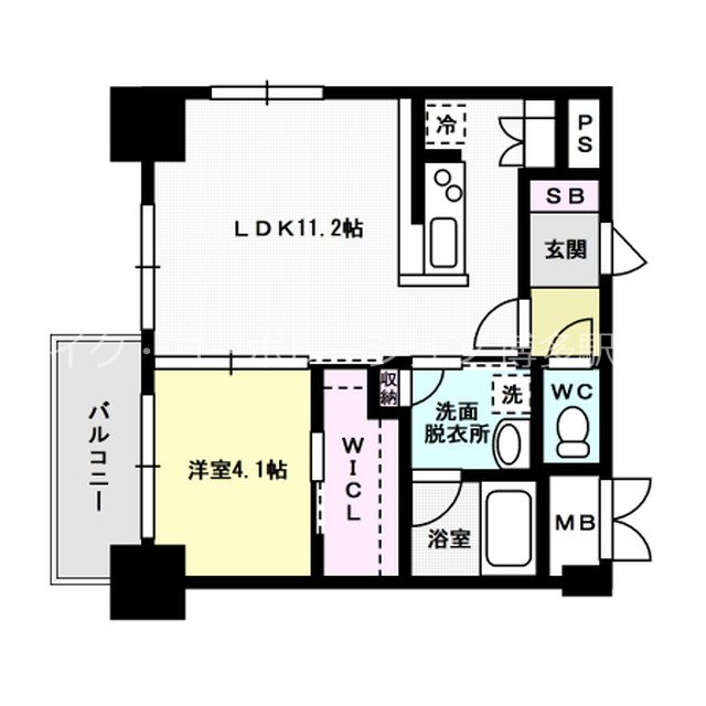 エンクレスト博多THE TIME 間取り