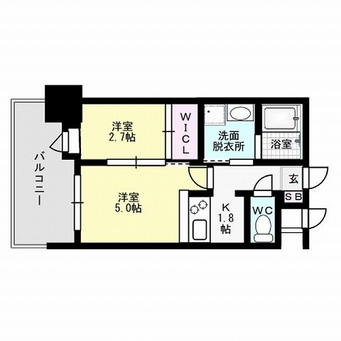 エンクレスト博多駅前ART 間取り