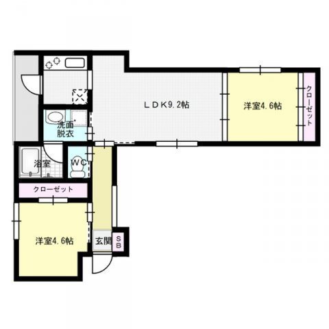 コートスタイル荒江 間取り