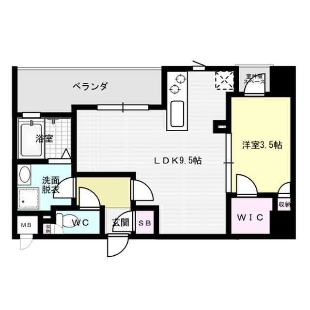 ネストピア大濠公園駅前Ⅱ 間取り