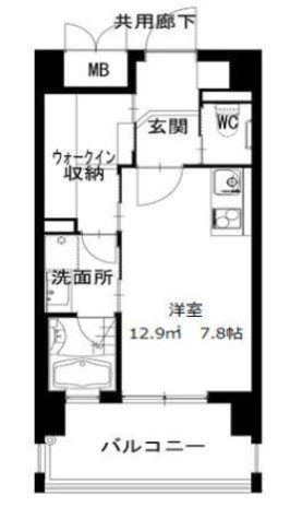 iN　SHAPE港   間取り