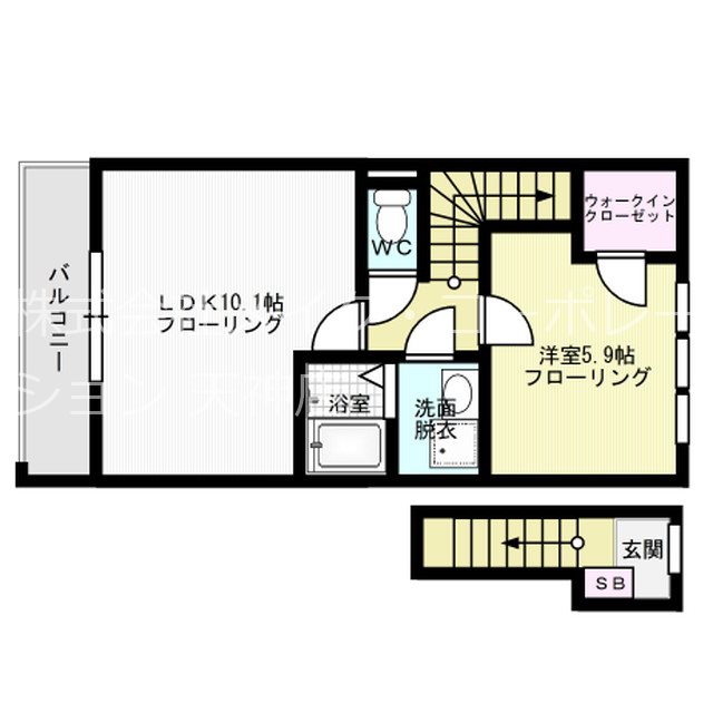 ヘキラン天神 間取り