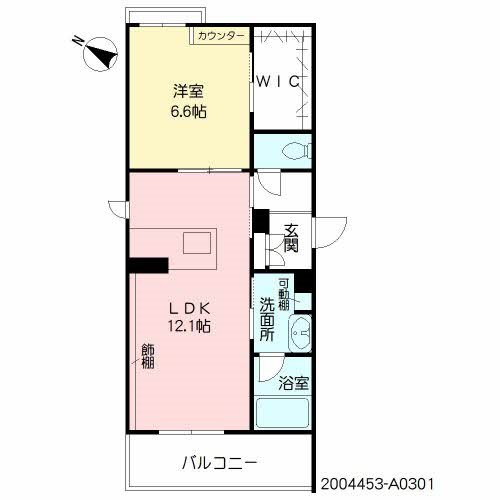 シャーメゾン大濠公園WEST 301号室 間取り