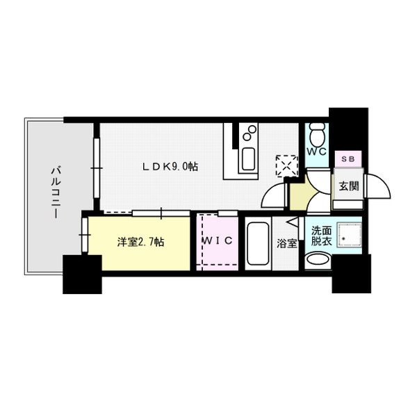 エンクレスト空港通り  間取り