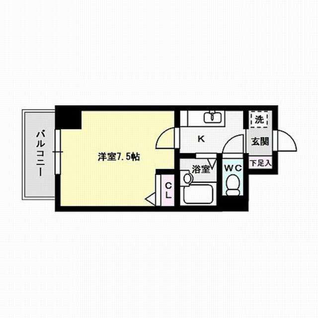 ラフォーレ博多駅前 間取り
